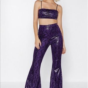 Nasty Gal Purple Disco set